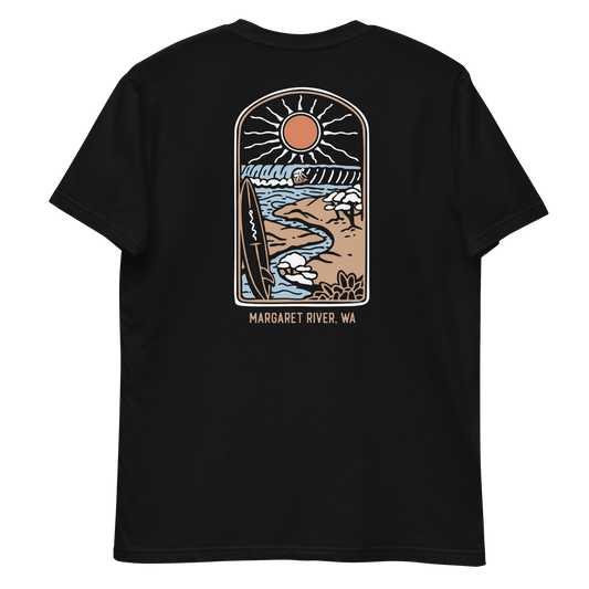 Margaret River Tee - Black - Getaway Crew