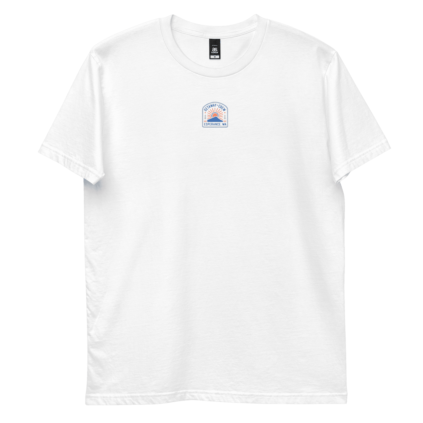 Esperance Foreshore Tee - White Blue - Getaway Crew