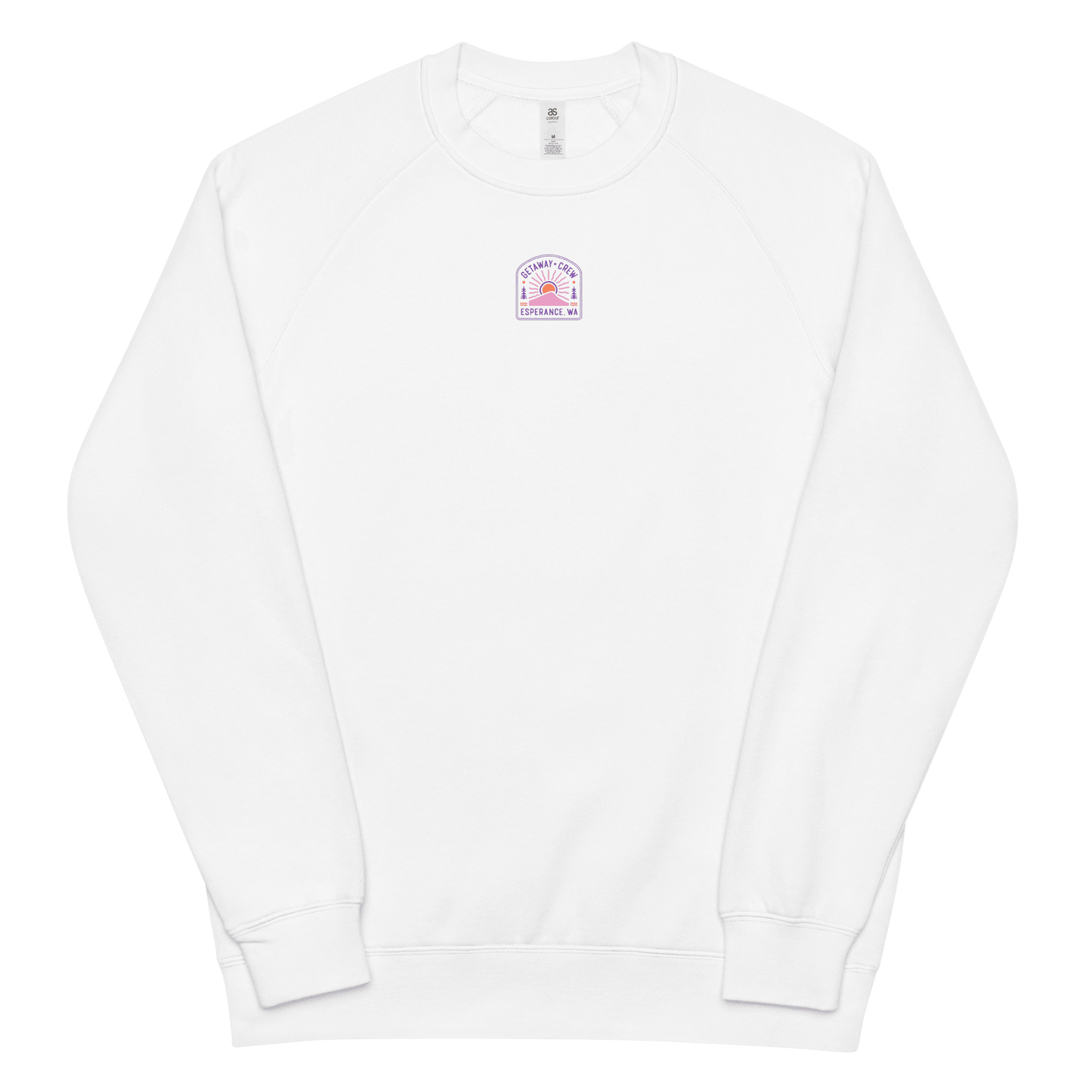 Esperance Foreshore Sweatshirt - White Pink - Getaway Crew